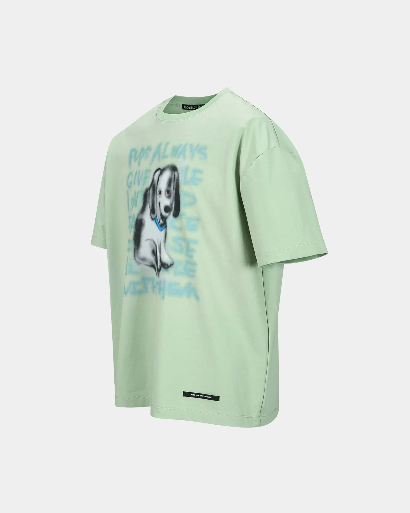 (ESSENTIAL) UNISEX PUPPY T-SHIRT atb1409u(MINT) sold by Andersson Bell product image thumbnail 3