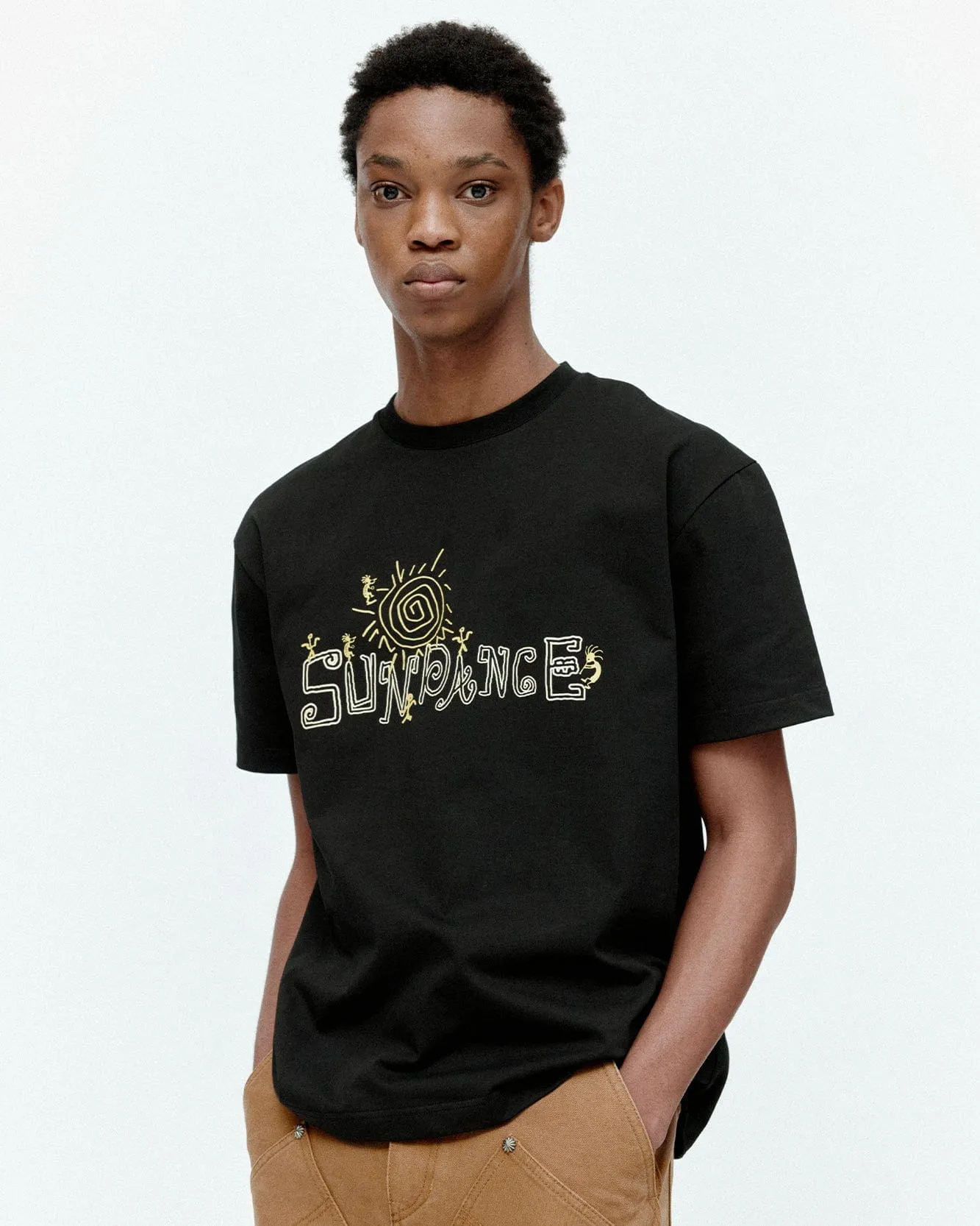 (ESSENTIAL) UNISEX SUN DANCE T-SHIRT atb1401u(BLACK) sold by Andersson Bell