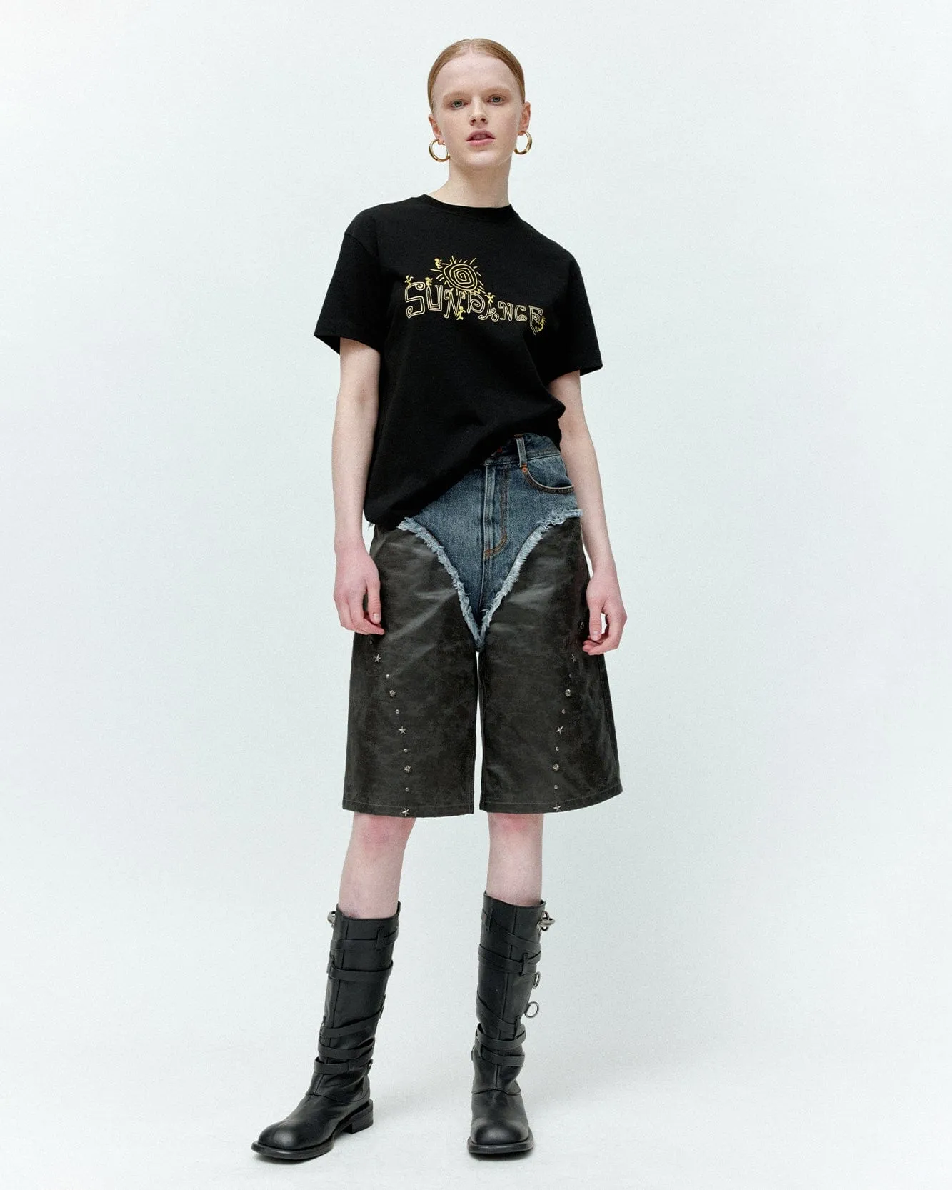 (ESSENTIAL) UNISEX SUN DANCE T-SHIRT atb1401u(BLACK) sold by Andersson Bell