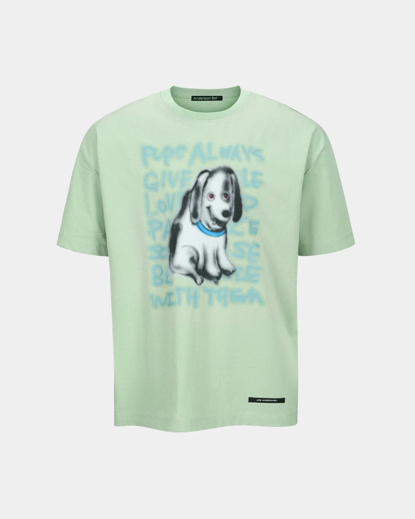 (ESSENTIAL) UNISEX PUPPY T-SHIRT atb1409u(MINT) sold by Andersson Bell product image thumbnail 2