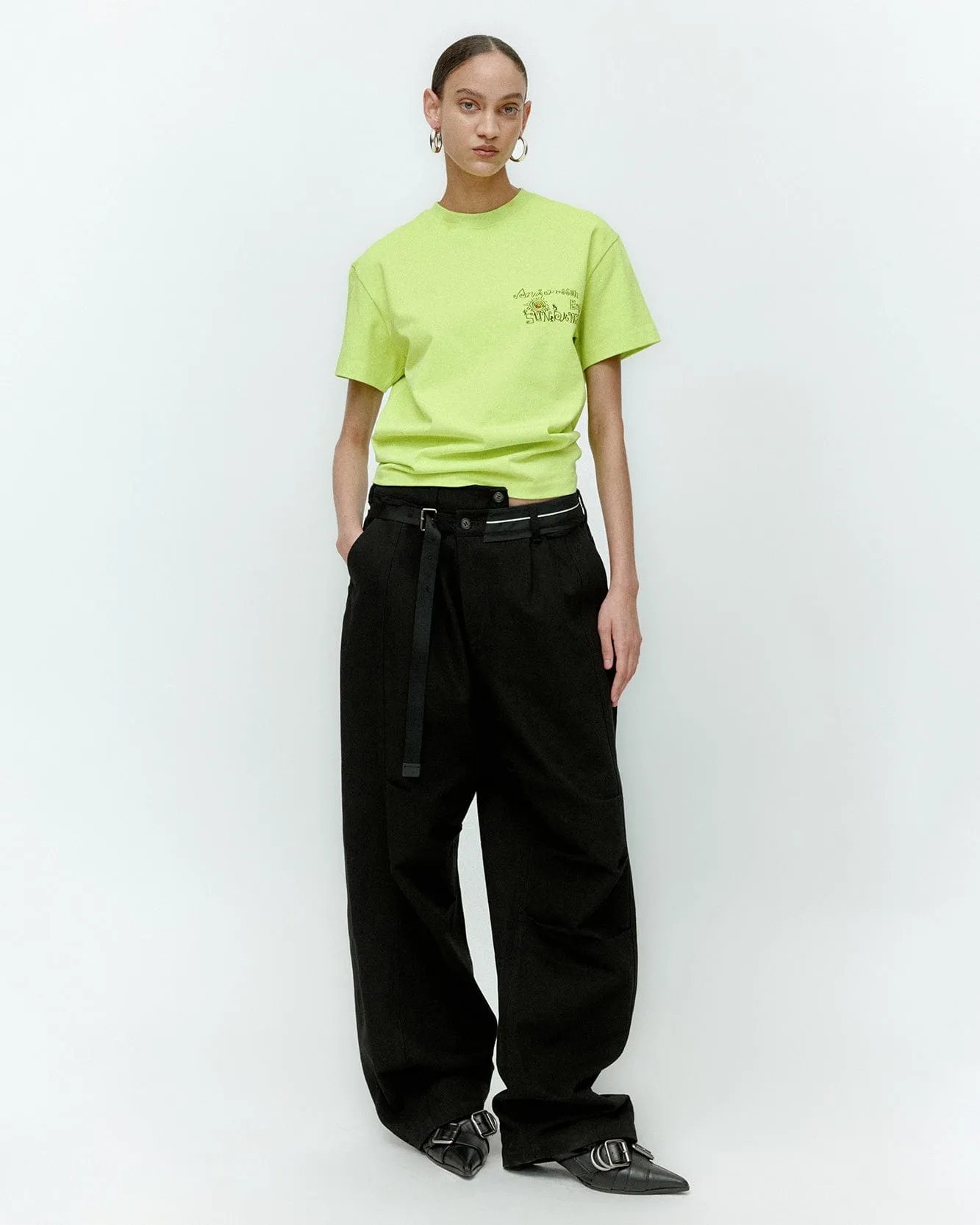 (ESSENTIAL) UNISEX SUN DANCE T-SHIRT atb1403u(GREEN) sold by Andersson Bell product image thumbnail 5