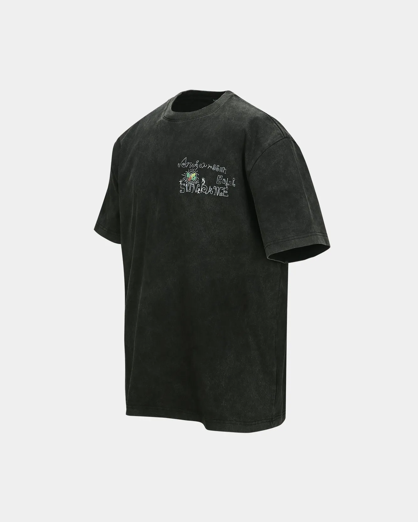 (ESSENTIAL) UNISEX PIGMENT SUN DANCE T-SHIRT atb1404u(CHACOAL) sold by Andersson Bell product image thumbnail 3