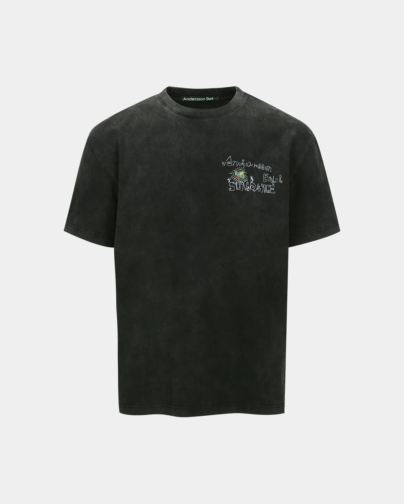 (ESSENTIAL) UNISEX PIGMENT SUN DANCE T-SHIRT atb1404u(CHACOAL) sold by Andersson Bell product image thumbnail 2