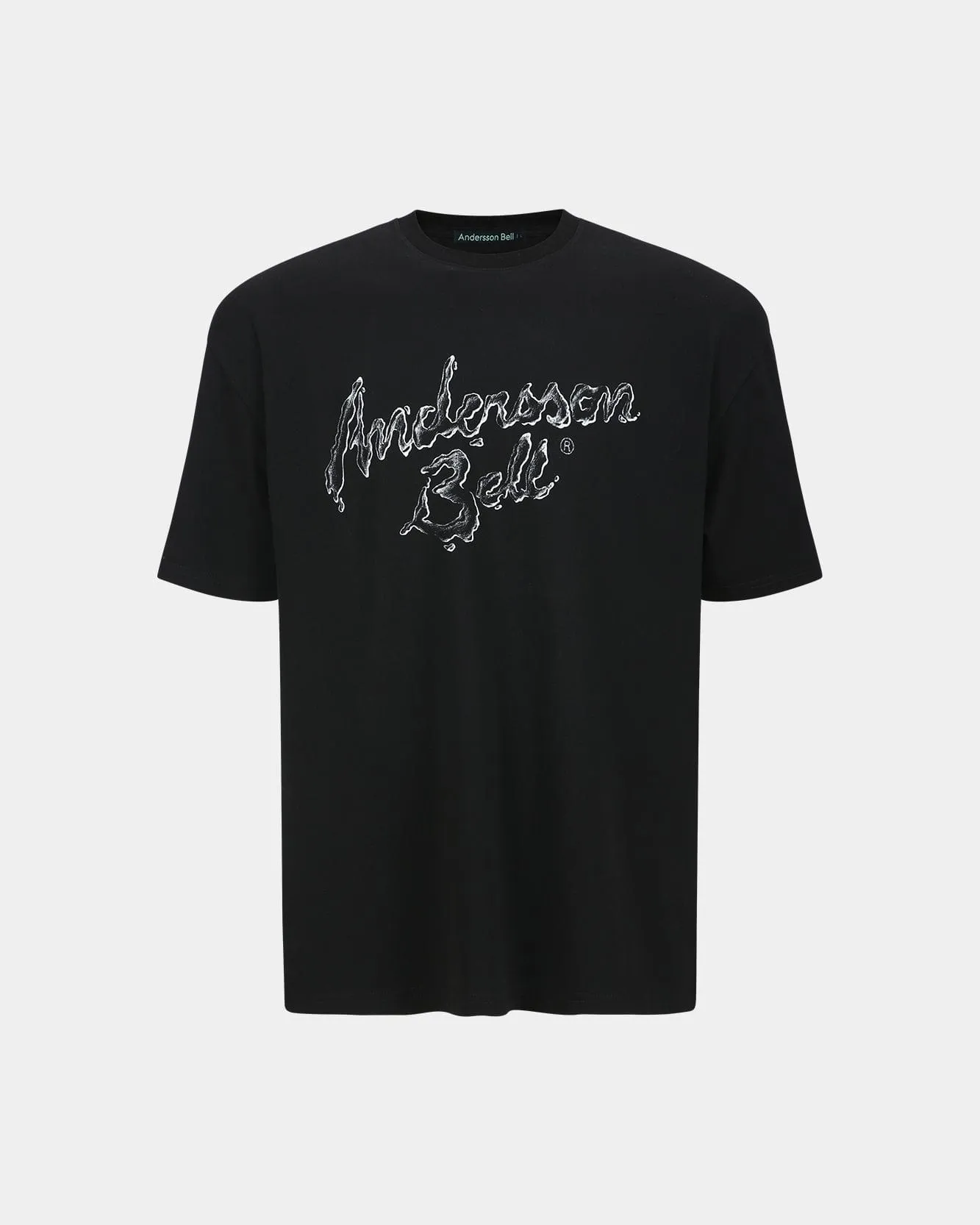 (ESSENTIAL) UNISEX LIQUID LOGO T-SHIRT atb1405u(BLACK) sold by Andersson Bell product image thumbnail 2