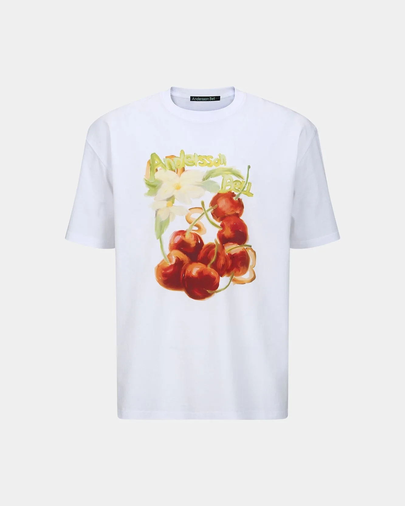 (ESSENTIAL) UNISEX FRUITS T-SHIRT atb1407u(WHITE) sold by Andersson Bell product image thumbnail 2