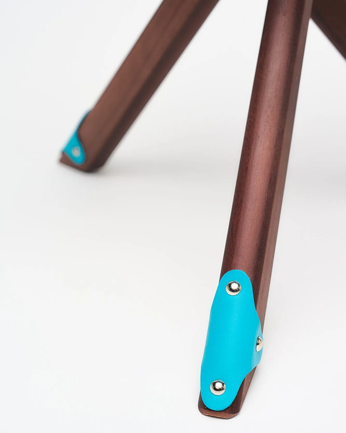 ADSB MILANO LEATHER TRIPOD STOOL aaa426u(BLUE) sold by Andersson Bell product image thumbnail 5