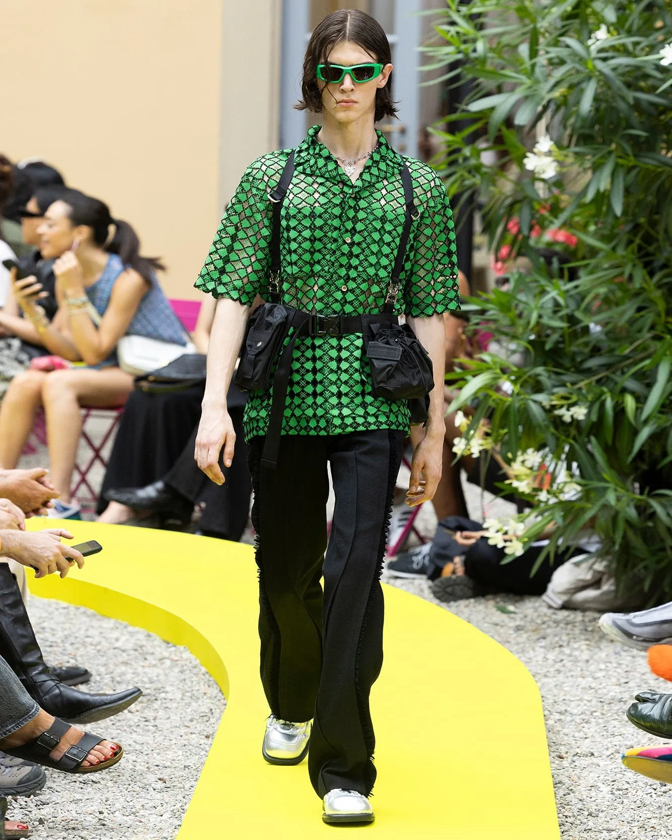 NIKA WAXED UTILITY POCKET VEST awa600w(BLACK) sold by Andersson Bell product image thumbnail 5