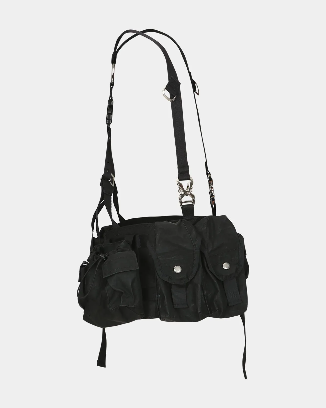 NIKA WAXED UTILITY POCKET VEST awa600w(BLACK) sold by Andersson Bell product image thumbnail 4