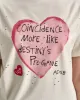 UNISEX HEART MESSAGE T-SHIRT atb1251u(ECRU) sold by Andersson Bell