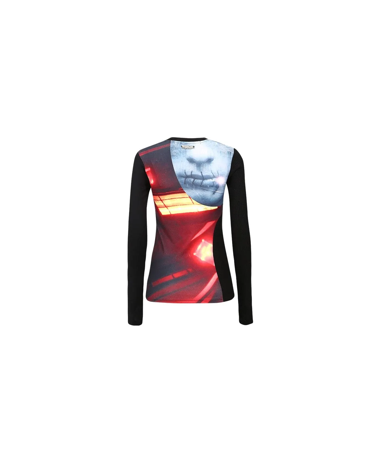 (ESSENTIAL) (WOMEN) ADSB FILM ARCHIVE LONG SLEEVE TEE atb1000w(RED & GREY) sold by Andersson Bell product image thumbnail 4