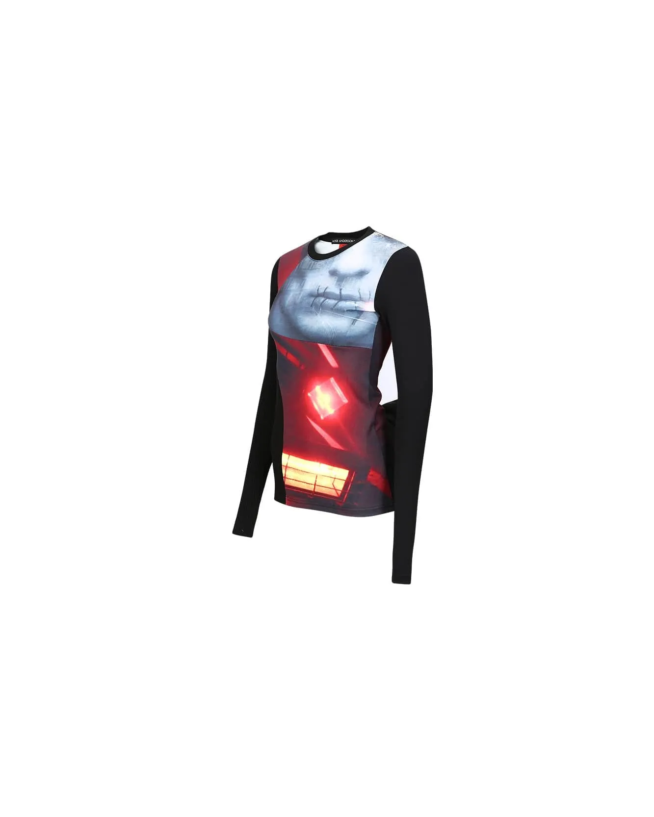 (ESSENTIAL) (WOMEN) ADSB FILM ARCHIVE LONG SLEEVE TEE atb1000w(RED & GREY) sold by Andersson Bell product image thumbnail 3