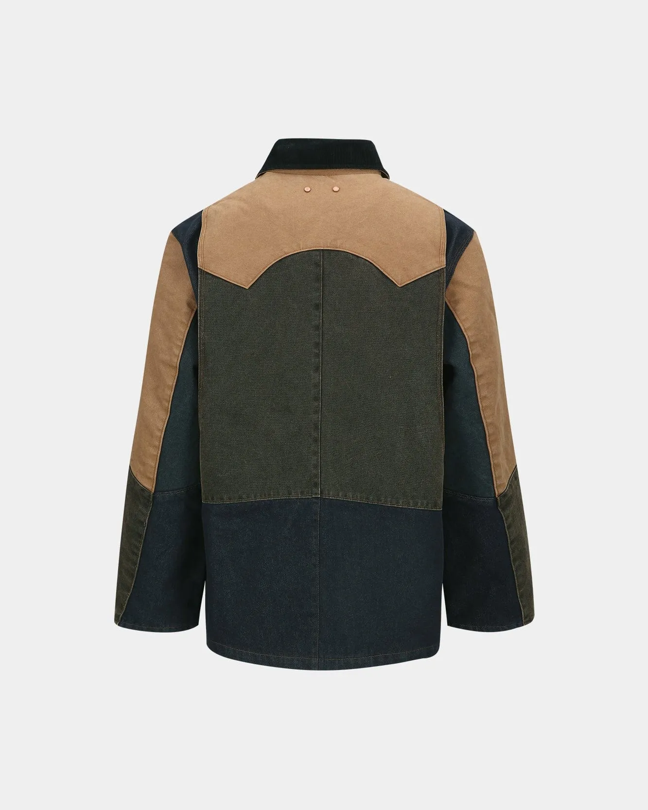 PATCHWORK WASHED JACKET awa716m(MULTI) sold by Andersson Bell product image thumbnail 4