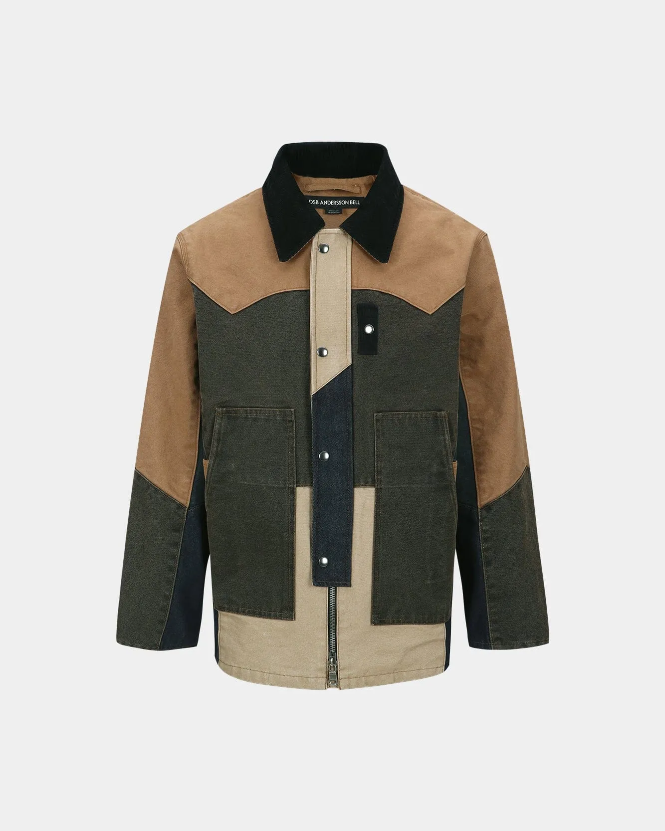 PATCHWORK WASHED JACKET awa716m(MULTI) sold by Andersson Bell product image thumbnail 2