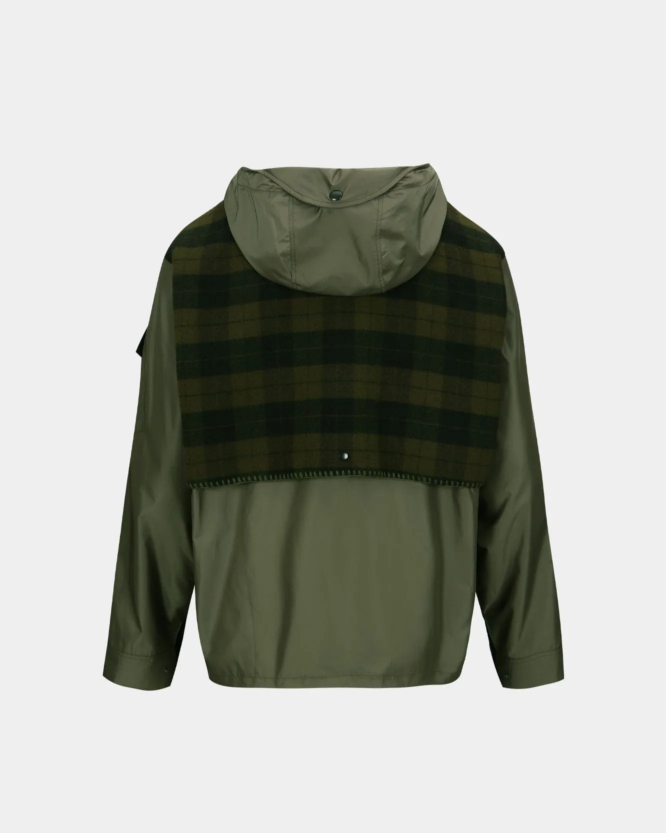 UNISEX CHECK LAYERED JUMPER awa717u(KHAKI) sold by Andersson Bell product image thumbnail 4