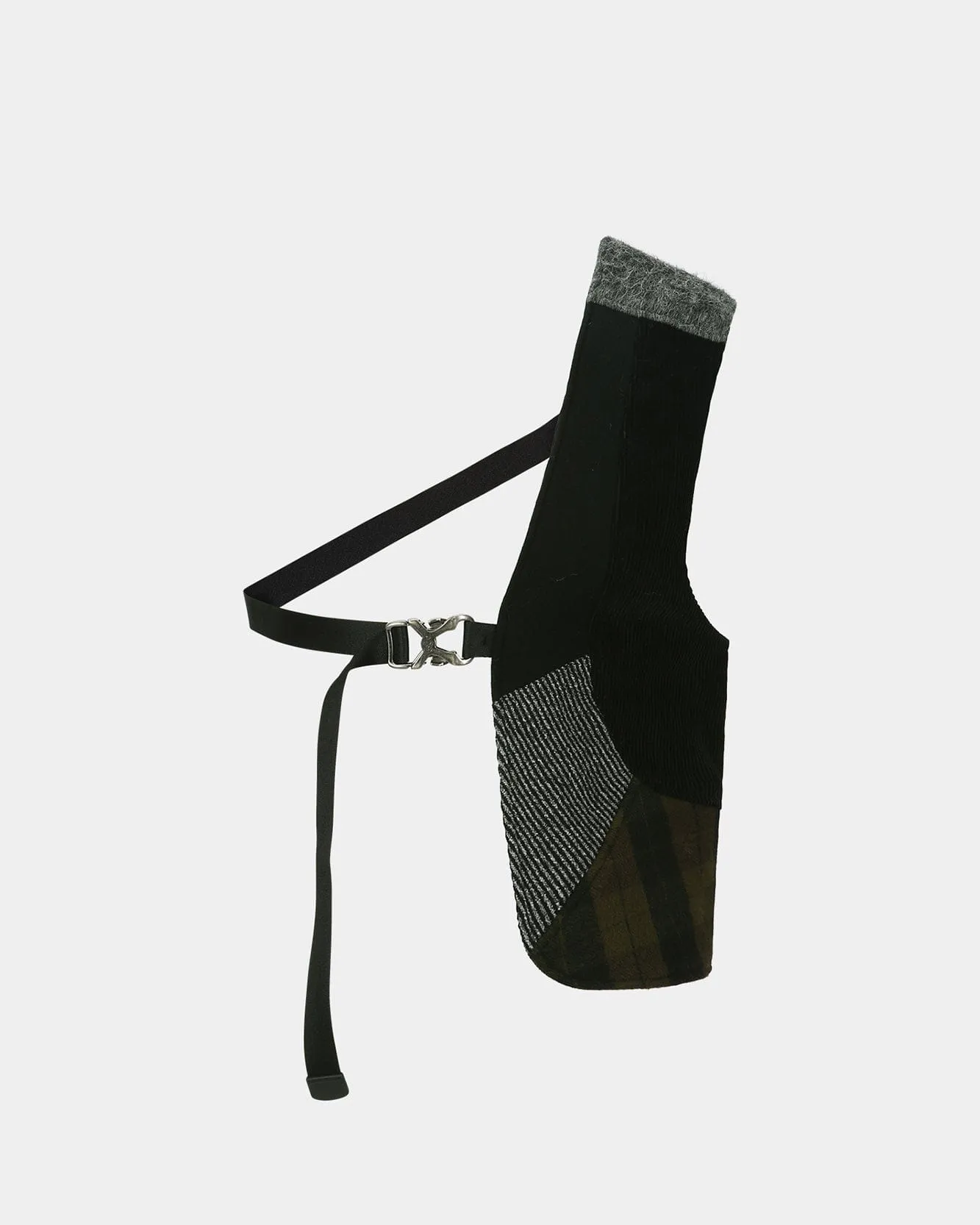PATCHWORK ONE-ARM VEST awa718m(MULTI) sold by Andersson Bell product image thumbnail 2