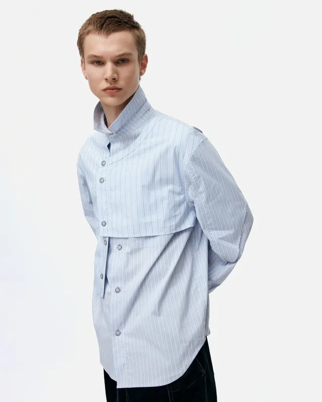 STRIPE LAYERED SHIRTS atb1338m(BLUE) sold by Andersson Bell