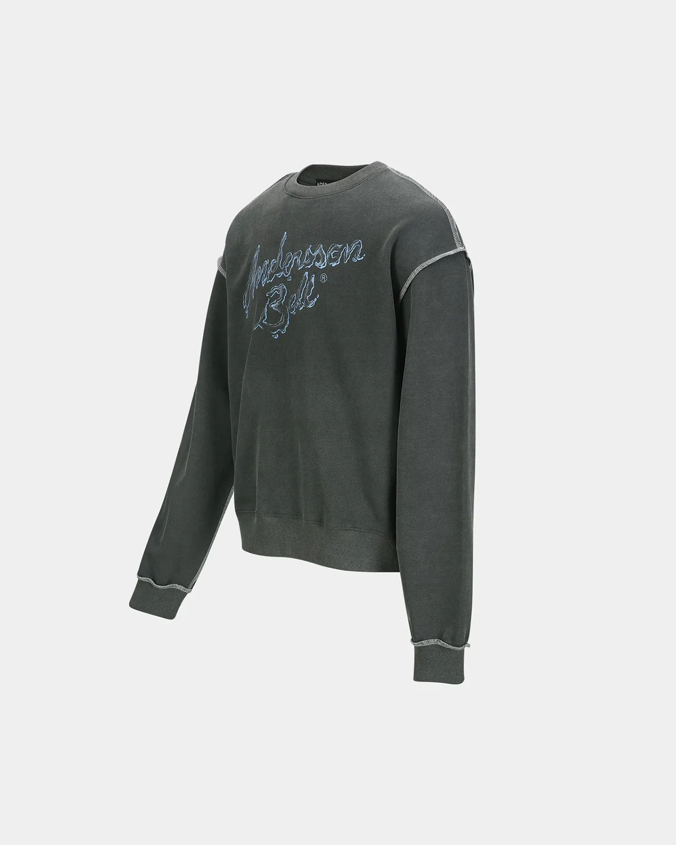 UNISEX LIQUID LOGO SWEATSHIRT atb1378u(CHARCOAL) sold by Andersson Bell product image thumbnail 3