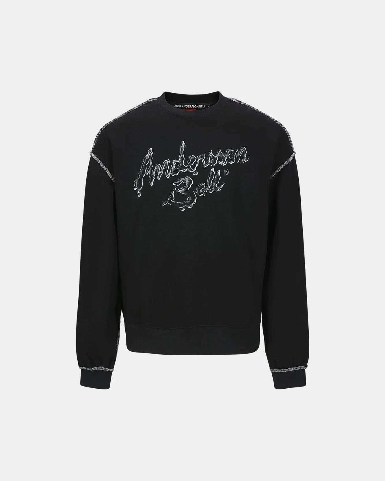 UNISEX LIQUID LOGO SWEATSHIRT atb1378u(BLACK) sold by Andersson Bell product image thumbnail 2