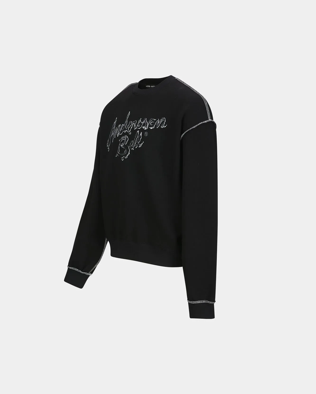 UNISEX LIQUID LOGO SWEATSHIRT atb1378u(BLACK) sold by Andersson Bell product image thumbnail 3