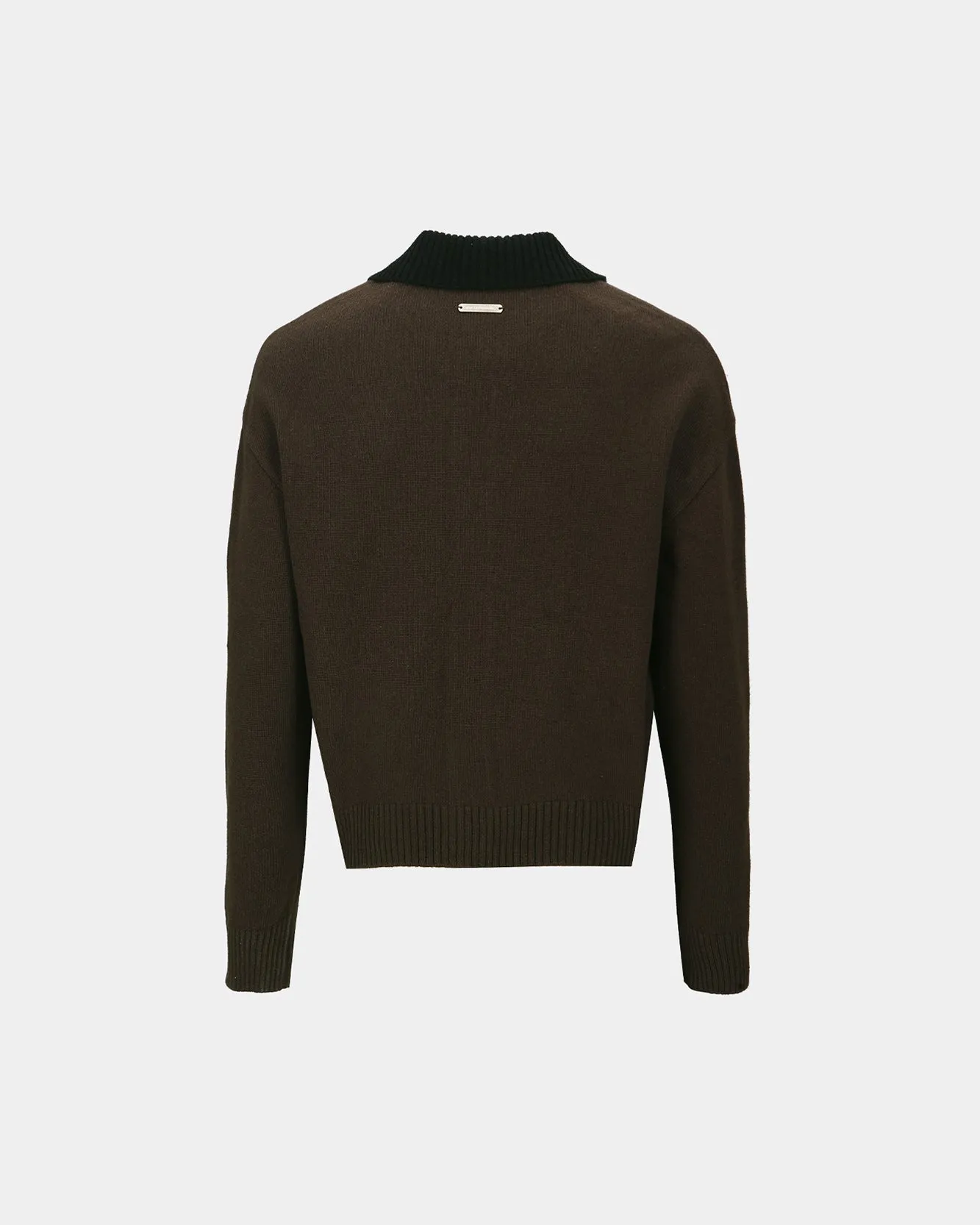 UNISEX BIRD INTARSIA CARDIGAN atb1371u(BROWN) sold by Andersson Bell product image thumbnail 4