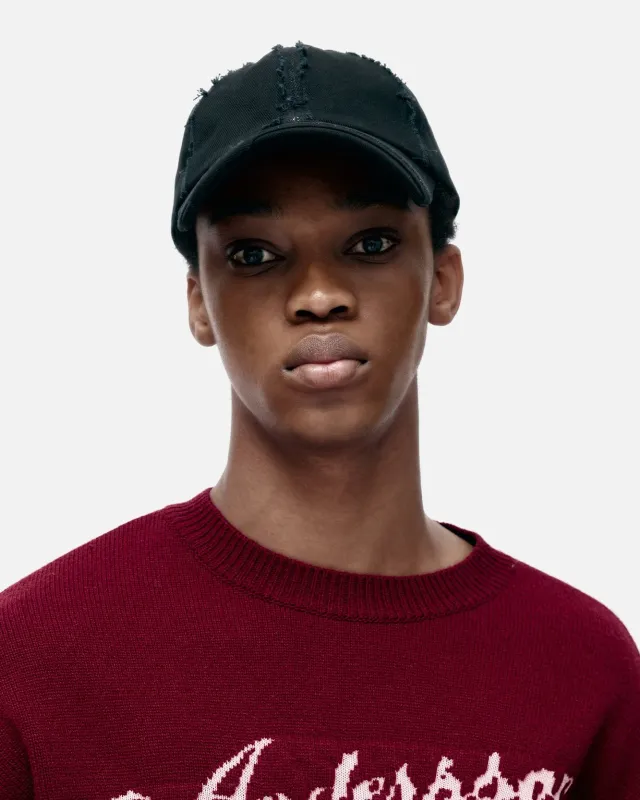 UNISEX LAYERED CAP aaa498u(BLACK/GREY) sold by Andersson Bell
