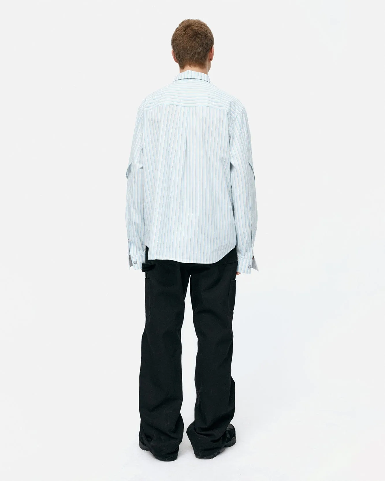 STRIPE LAYERED SHIRT atb1369m(BLUE) sold by Andersson Bell product image thumbnail 5