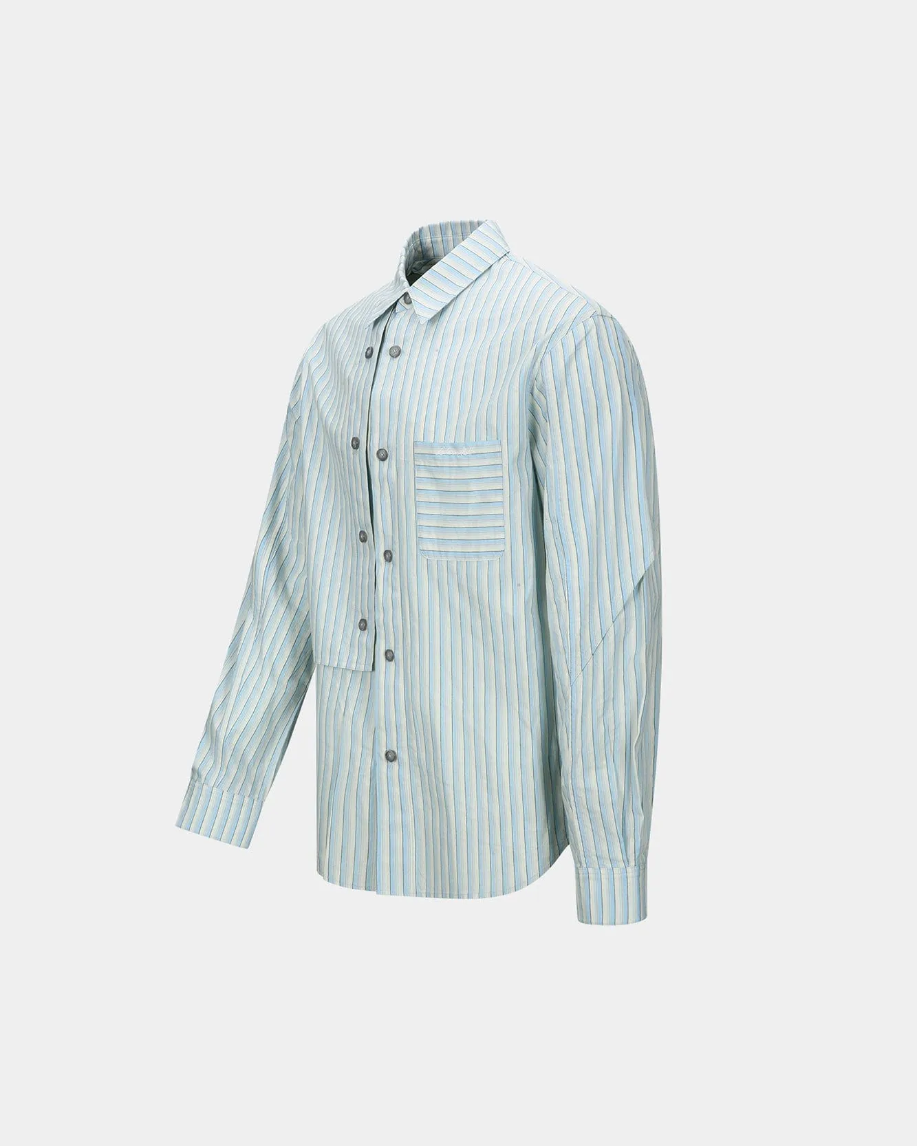 STRIPE LAYERED SHIRT atb1369m(BLUE) sold by Andersson Bell product image thumbnail 3