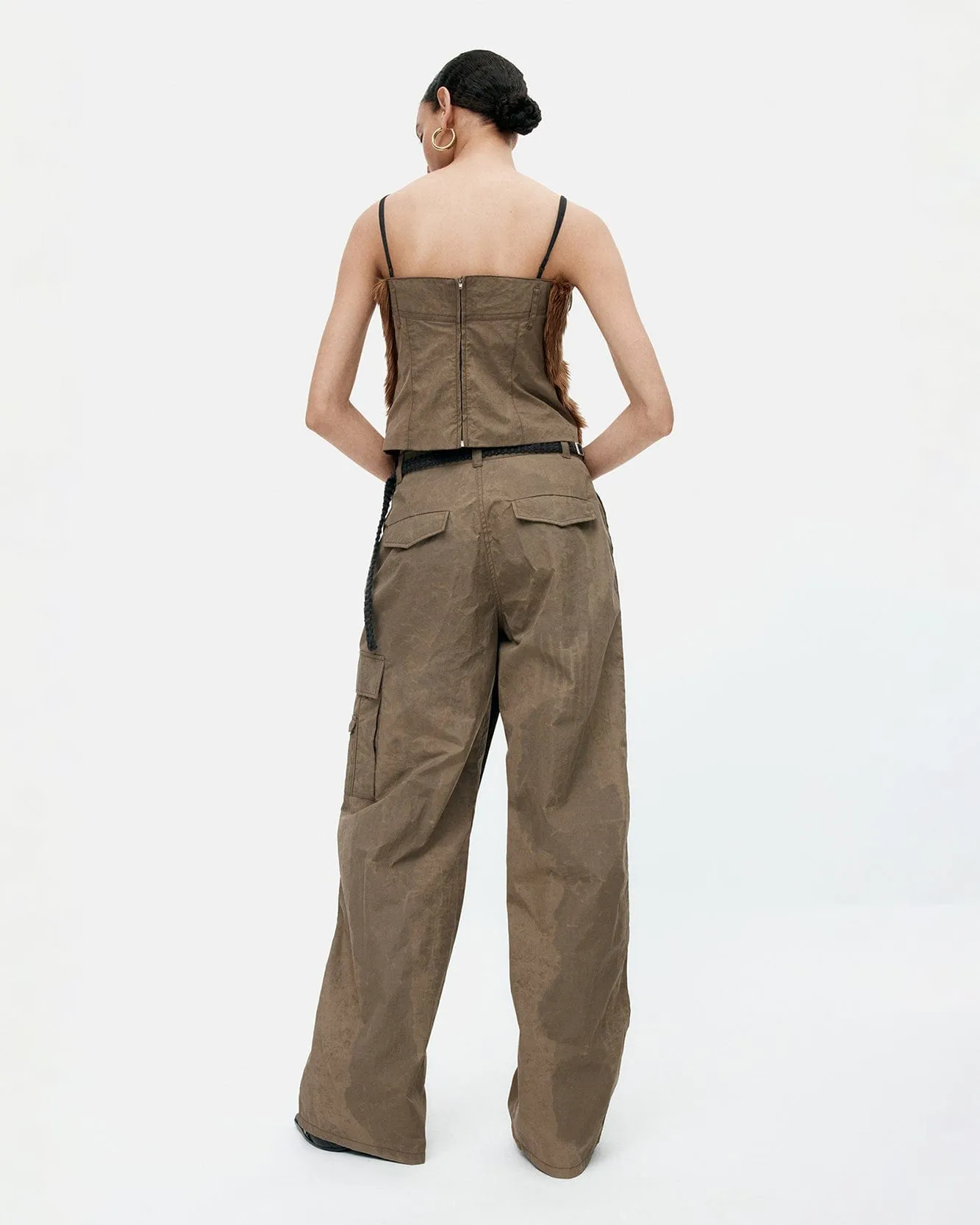 CARGO WRAP PANTS apa843w(TAUPE) sold by Andersson Bell product image thumbnail 5