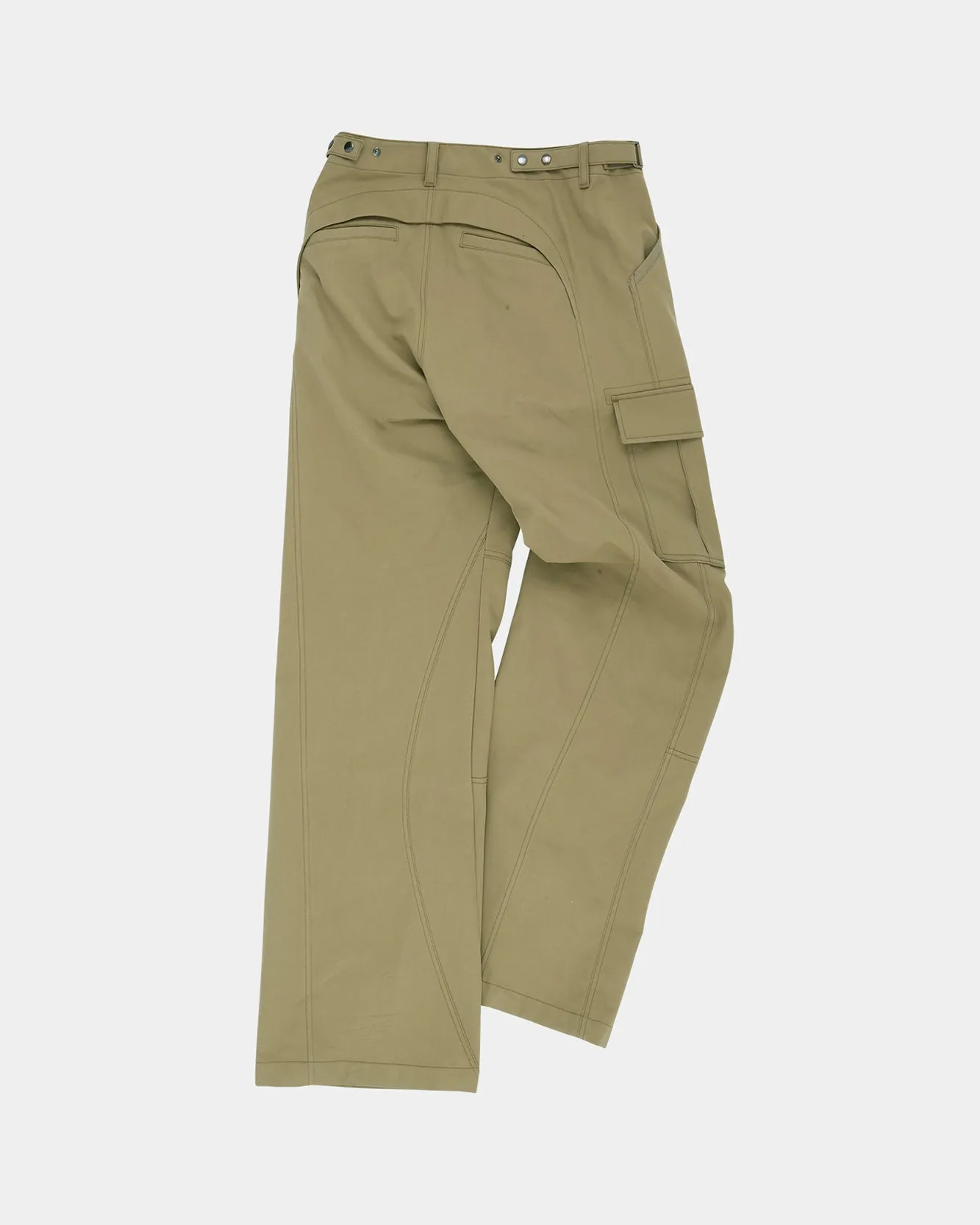 UNISEX BINDING CARGO PANTS apa856u(BEIGE) sold by Andersson Bell product image thumbnail 3