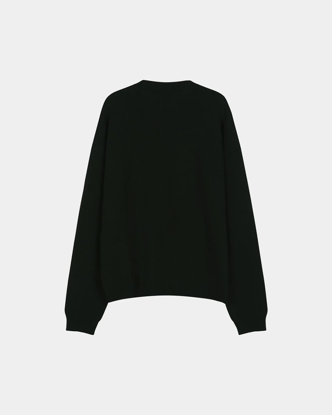 BOYS HEART MESSAGE CREW-NECK SWEATER atb1453m(BLACK) sold by Andersson Bell product image thumbnail 3