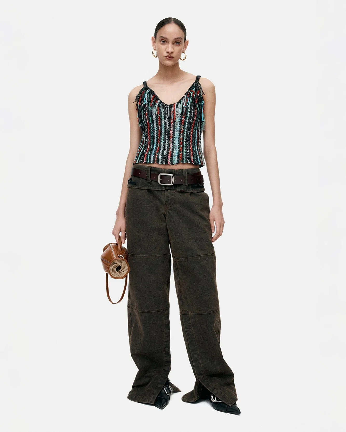 FOLDED WORK PANTS apa851w(BROWN) sold by Andersson Bell