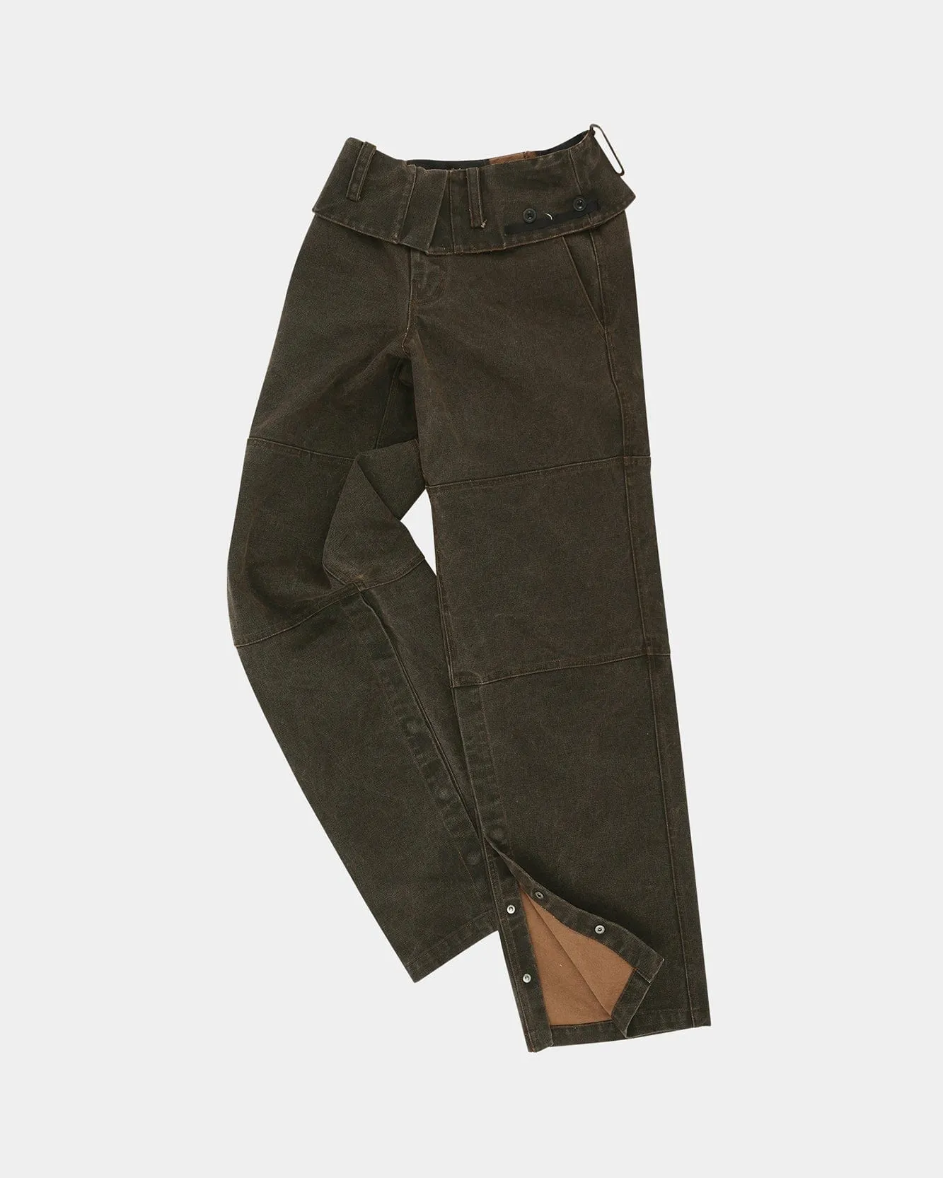 FOLDED WORK PANTS apa851w(BROWN) sold by Andersson Bell product image thumbnail 2