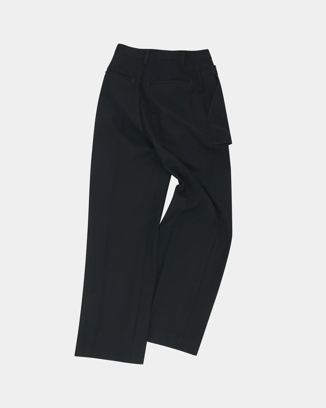 CROSSOVER WRAP TAILORED TROUSER apa862w(BLACK) sold by Andersson Bell product image thumbnail 4