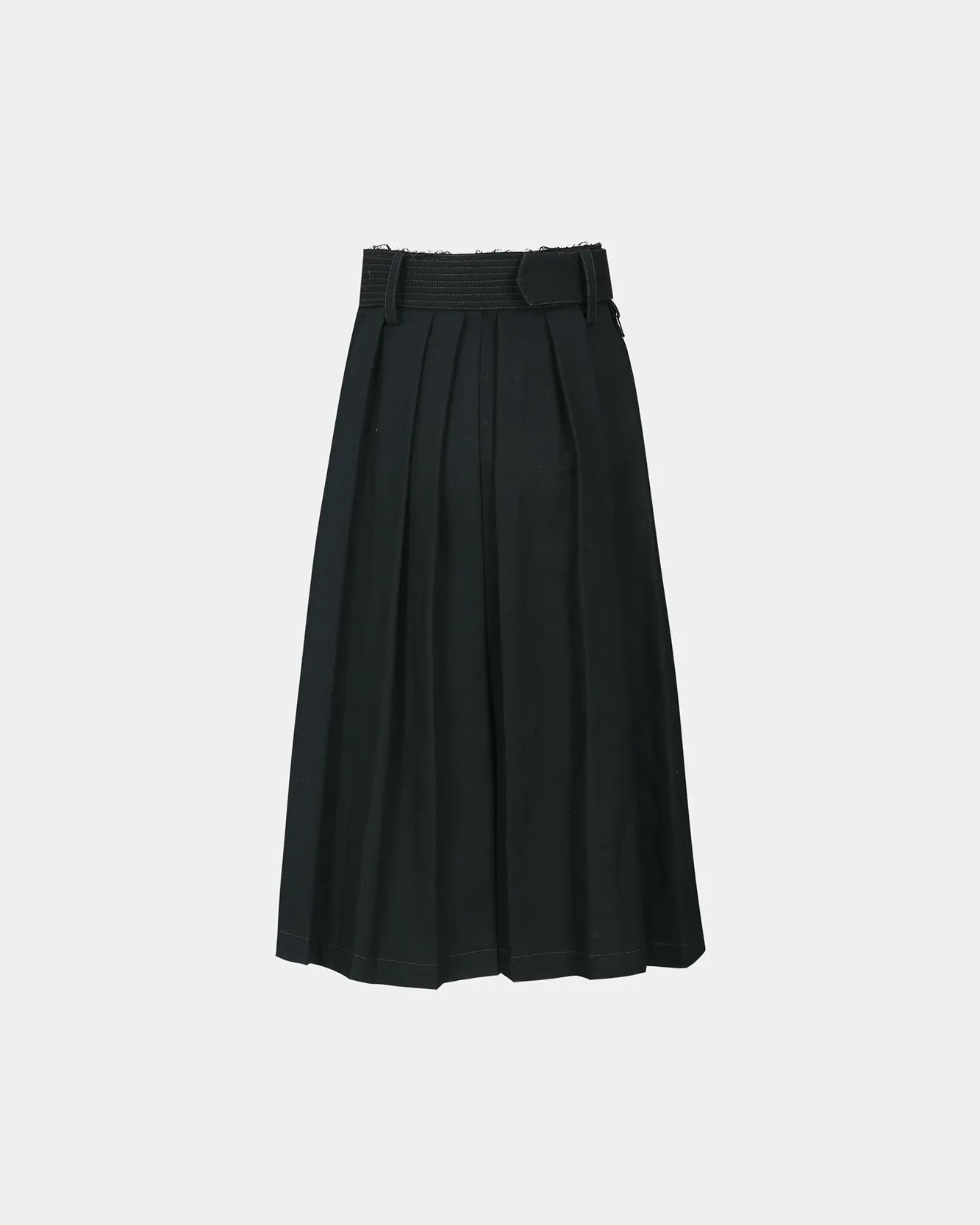 WHITNEY TRENCH PLEATS SKIRT apa848w(BLACK) sold by Andersson Bell product image thumbnail 3