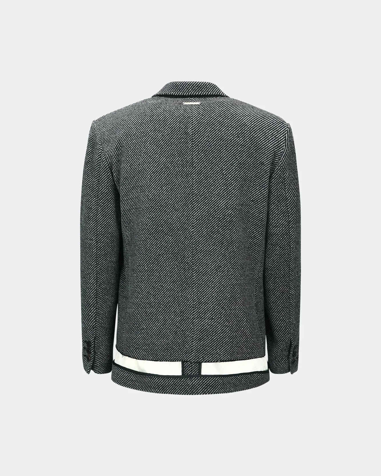 UNISEX INSIDE-OUT WOOL JACKET awa711u(GREY) sold by Andersson Bell product image thumbnail 5