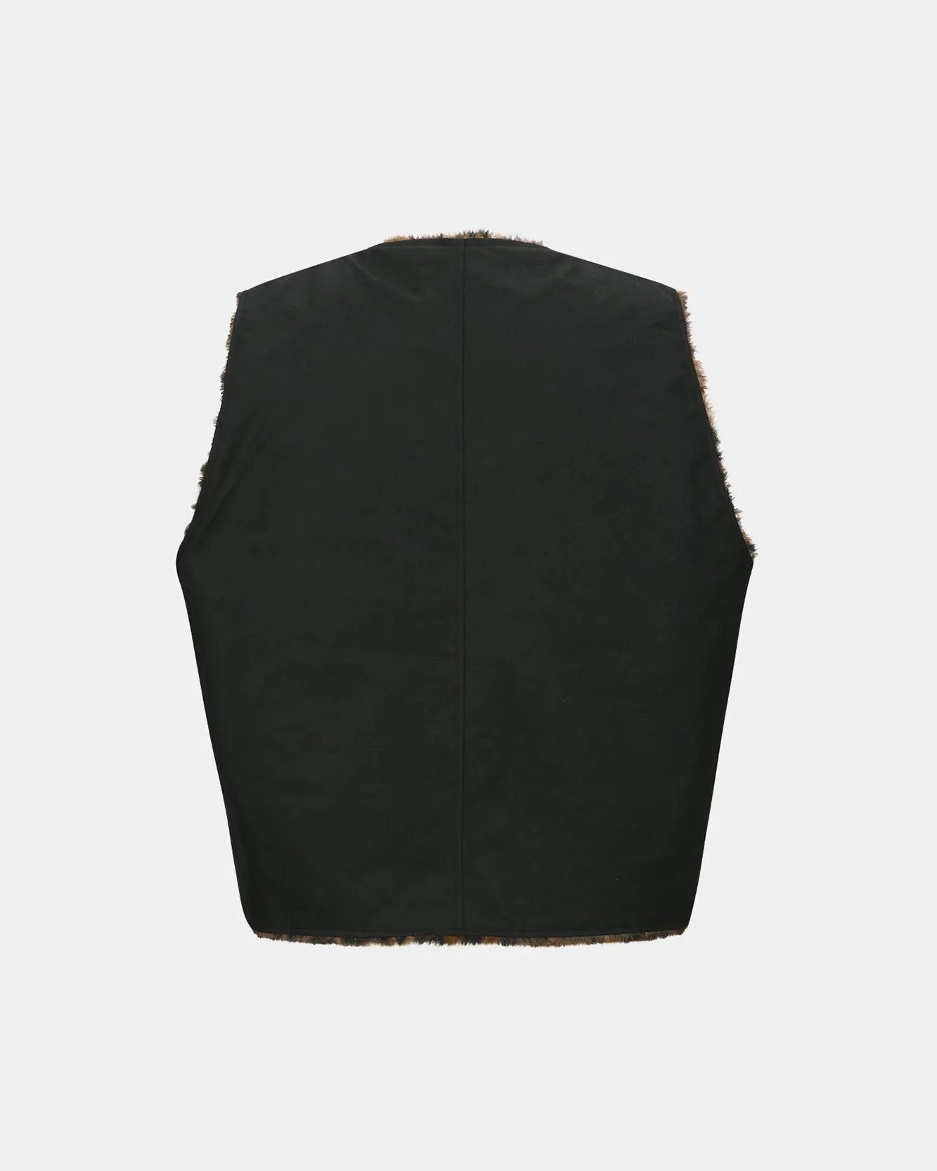 COLLARLESS POCKET VEST awa733m(BLACK) sold by Andersson Bell product image thumbnail 4