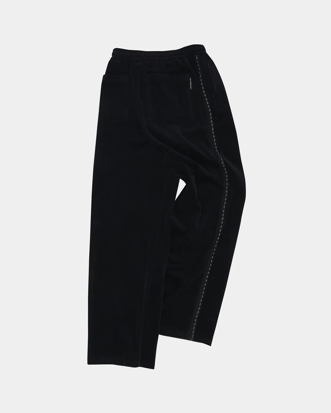 UNISEX VELVET TRACK PANTS apa854u(BLACK) sold by Andersson Bell product image thumbnail 3