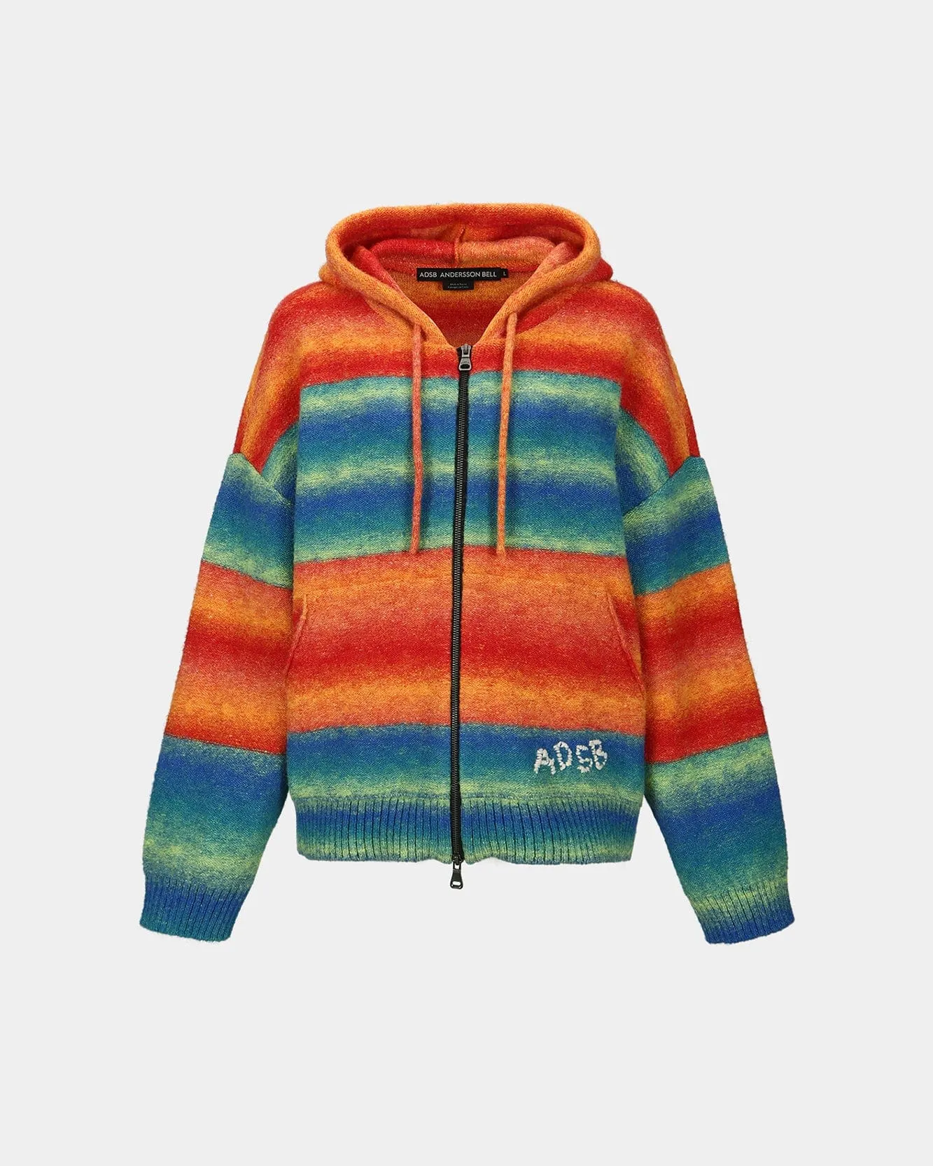 UNISEX MULTI GRADIENT HOODIE atb1390u(MULTI) sold by Andersson Bell product image thumbnail 2
