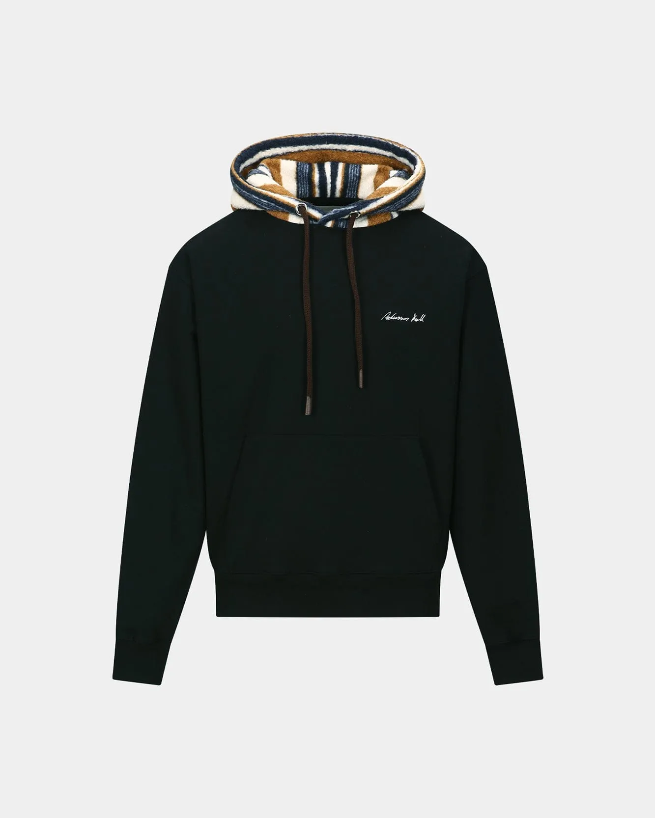 UNISEX LOGO EMBROIDERY HOODIE atb1379u(BLACK) sold by Andersson Bell product image thumbnail 2