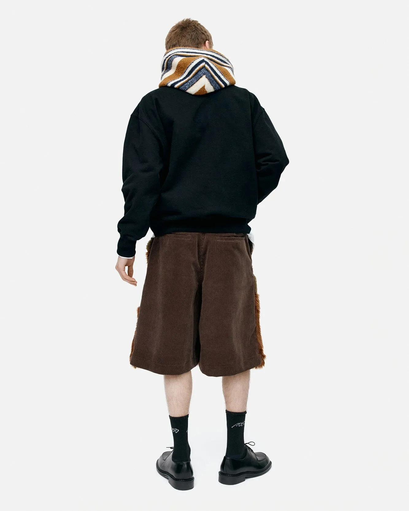 UNISEX LOGO EMBROIDERY HOODIE atb1379u(BLACK) sold by Andersson Bell product image thumbnail 5