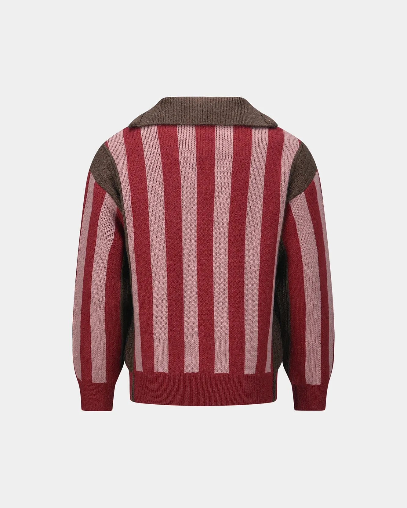 ADSB HALF ZIP-UP EMBLEM SWEATER atb1370m(RED) sold by Andersson Bell product image thumbnail 4