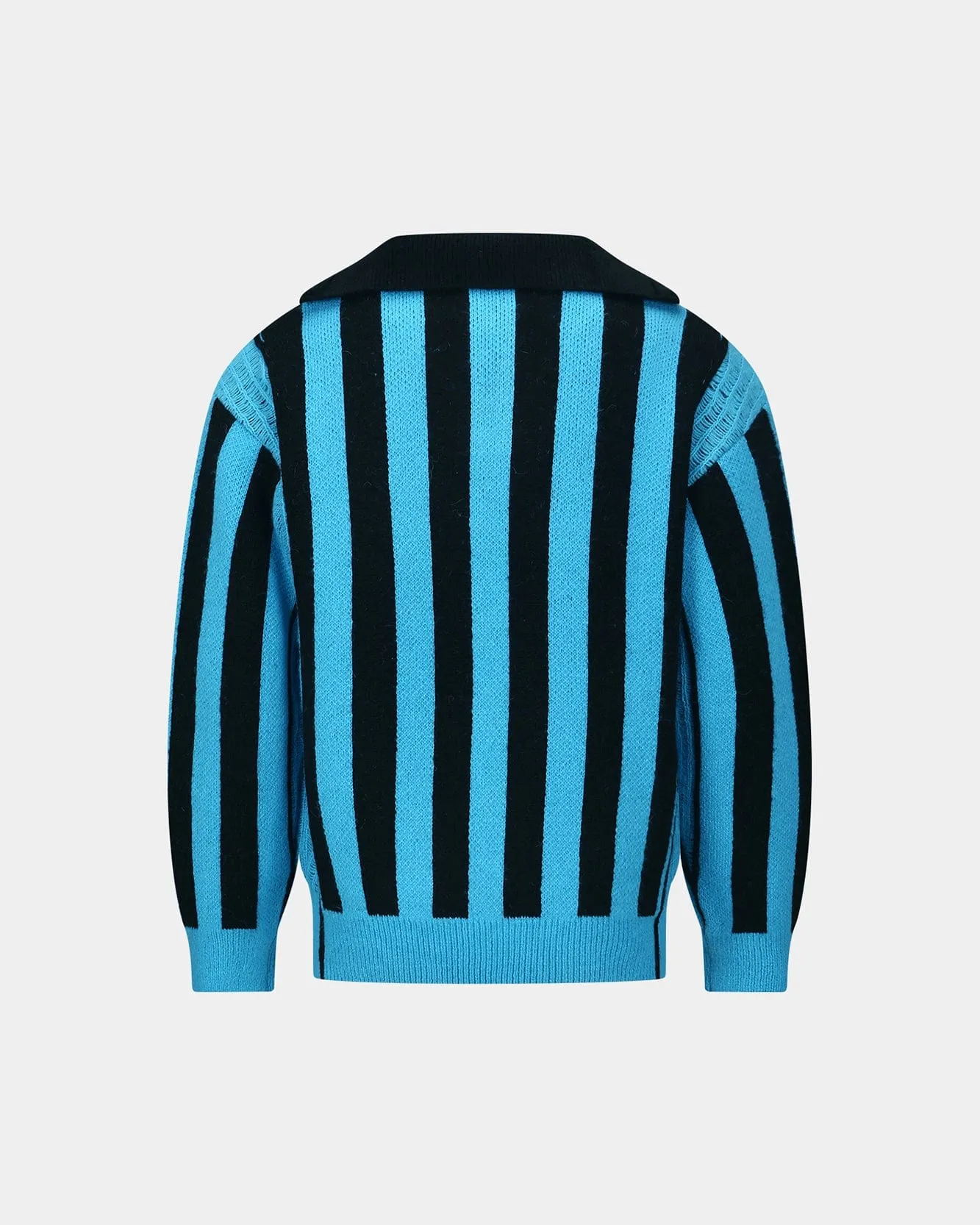 ADSB HALF ZIP-UP EMBLEM SWEATER atb1370m(BLUE) sold by Andersson Bell product image thumbnail 4