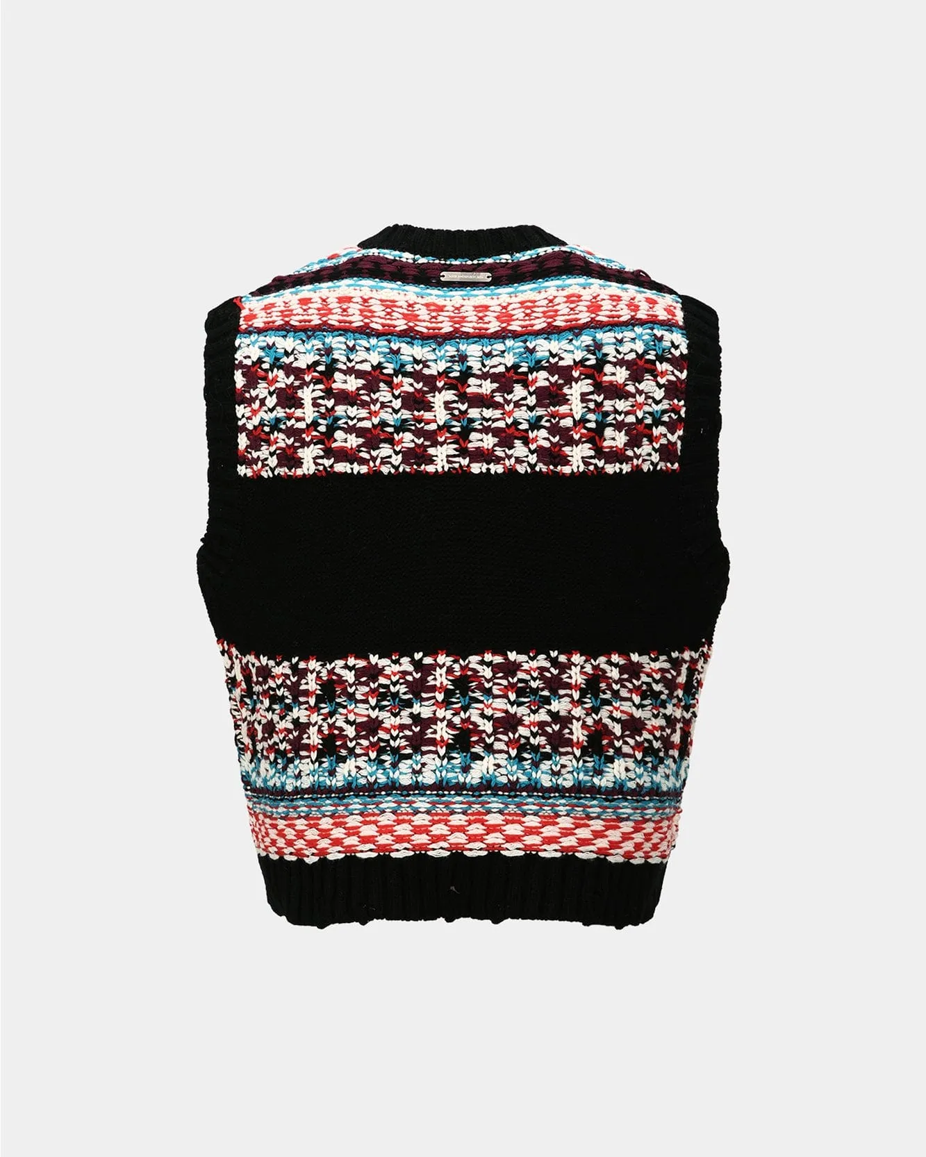 UNISEX NORDIC CREWNECK VEST atb1336u(BLACK) sold by Andersson Bell product image thumbnail 4