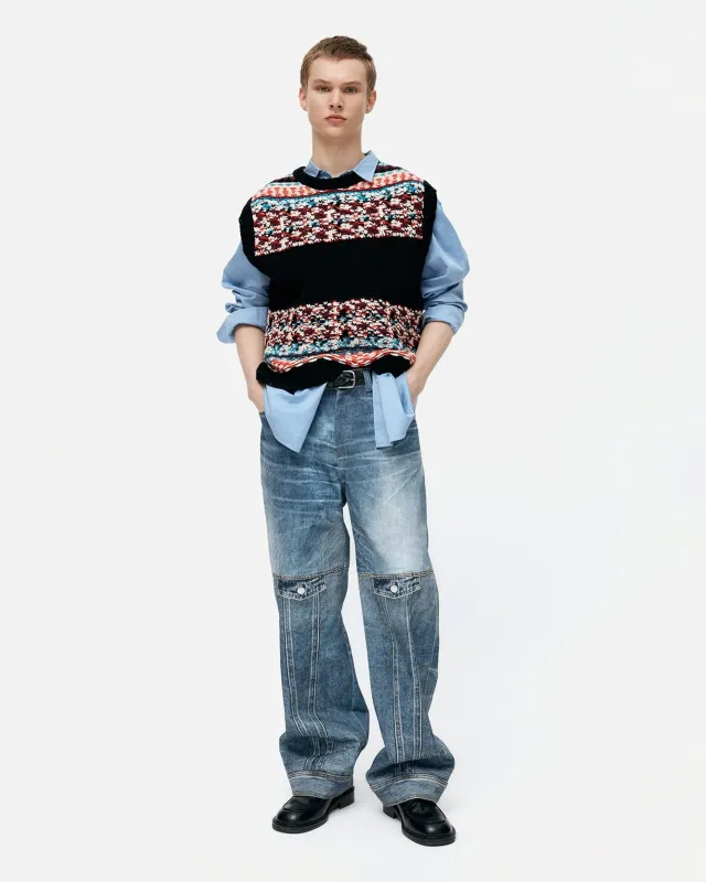 UNISEX NORDIC CREWNECK VEST atb1336u(BLACK) sold by Andersson Bell