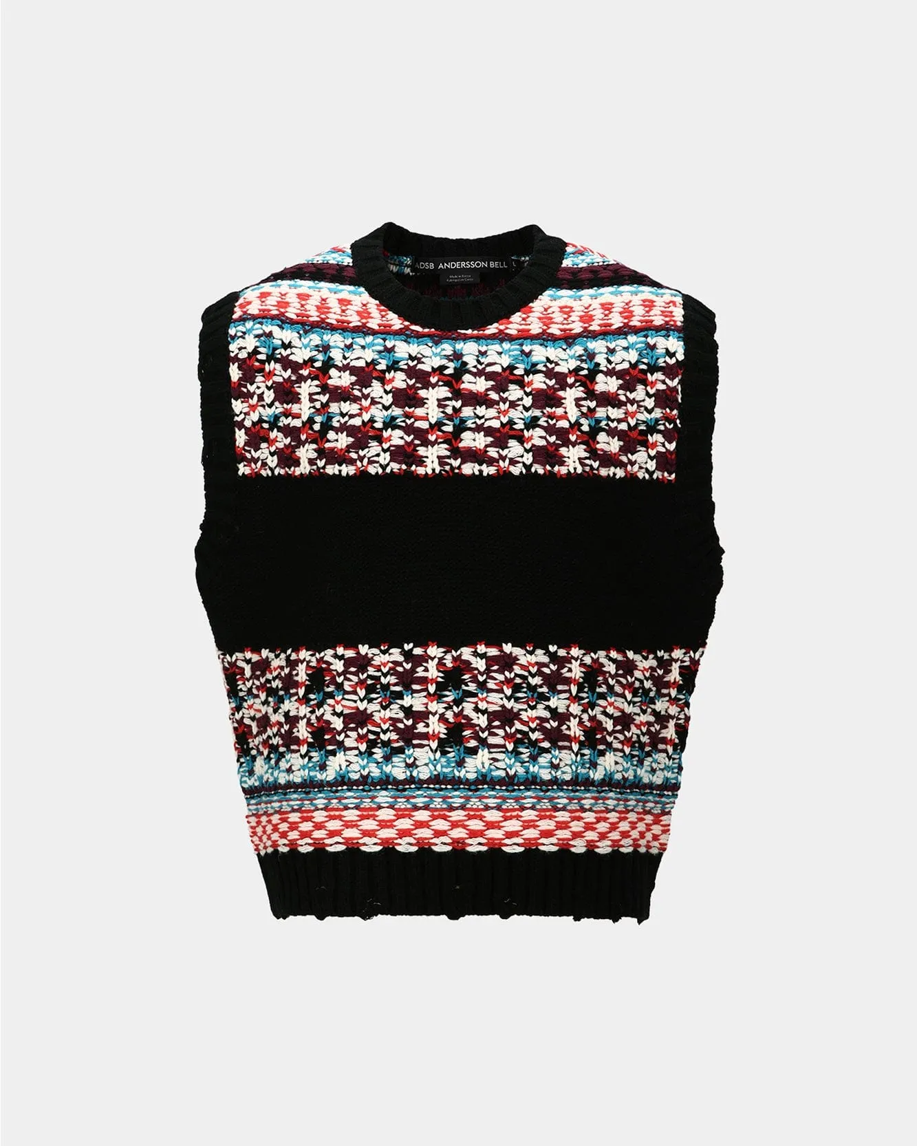 UNISEX NORDIC CREWNECK VEST atb1336u(BLACK) sold by Andersson Bell product image thumbnail 2