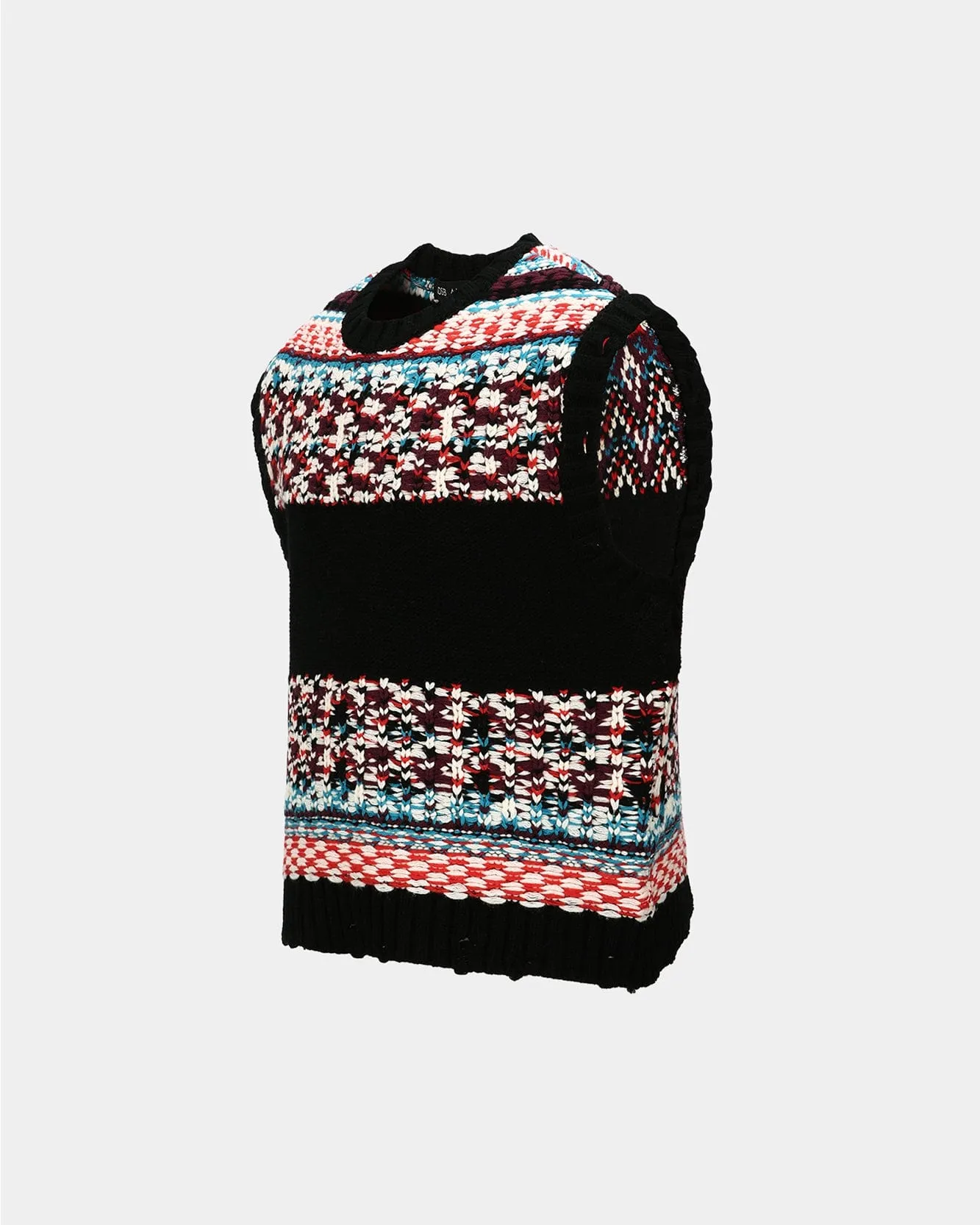 UNISEX NORDIC CREWNECK VEST atb1336u(BLACK) sold by Andersson Bell product image thumbnail 3