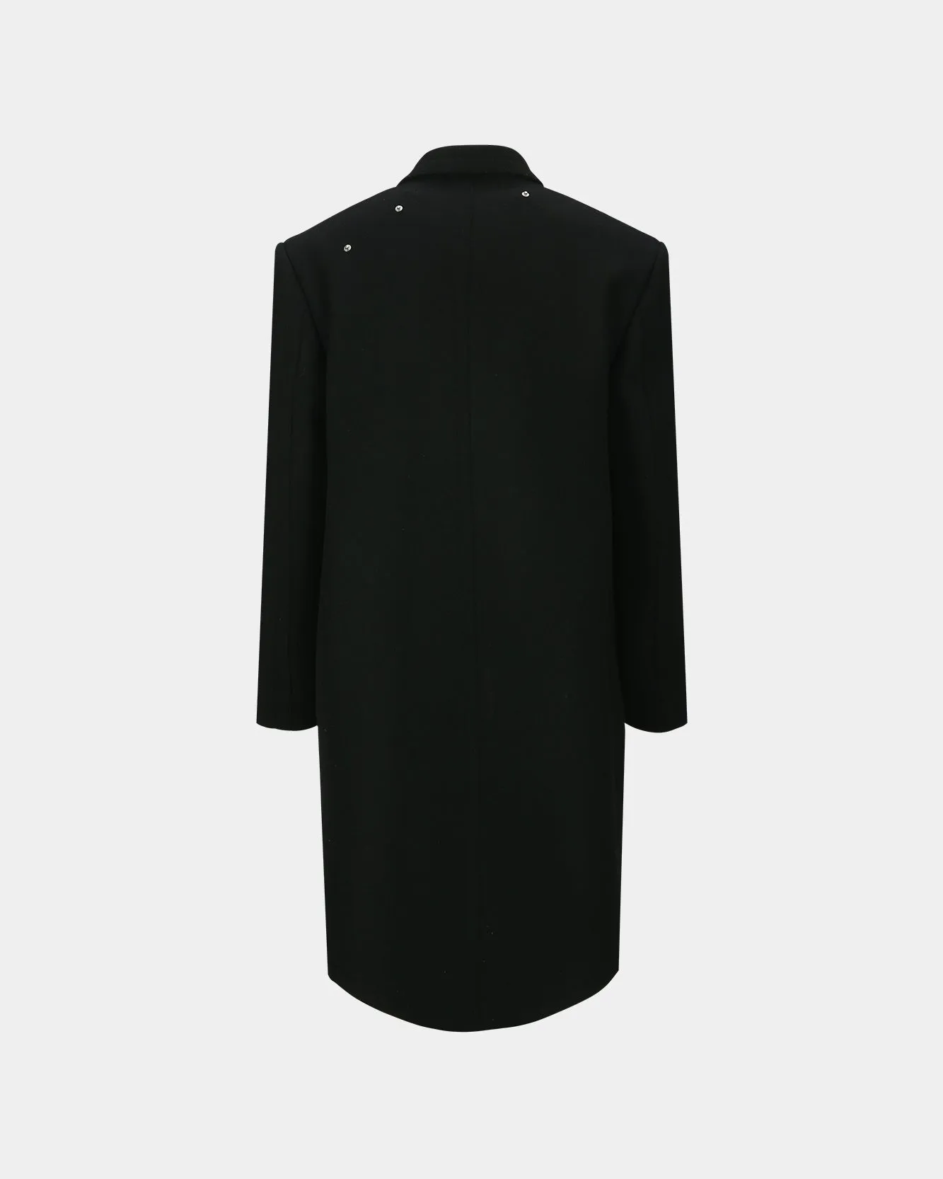 UNISEX JAMES WOOL COAT awa731u(BLACK) sold by Andersson Bell product image thumbnail 4