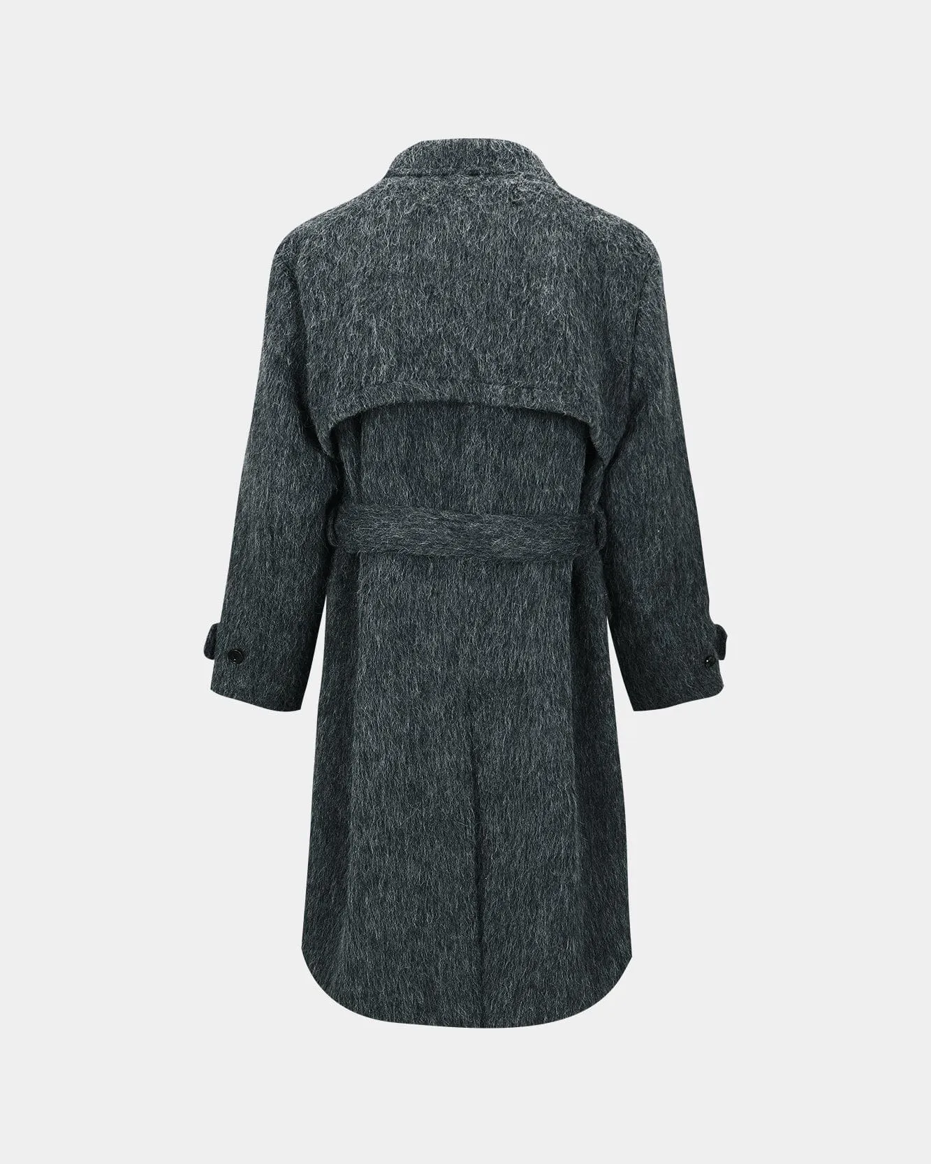 MATTIA SHAGGY WOOL ROBE COAT awa715m(GREY) sold by Andersson Bell product image thumbnail 5