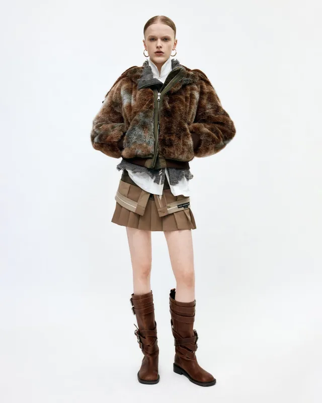 VANESSA FUR N2B JACKET awa728w(BROWN) sold by Andersson Bell