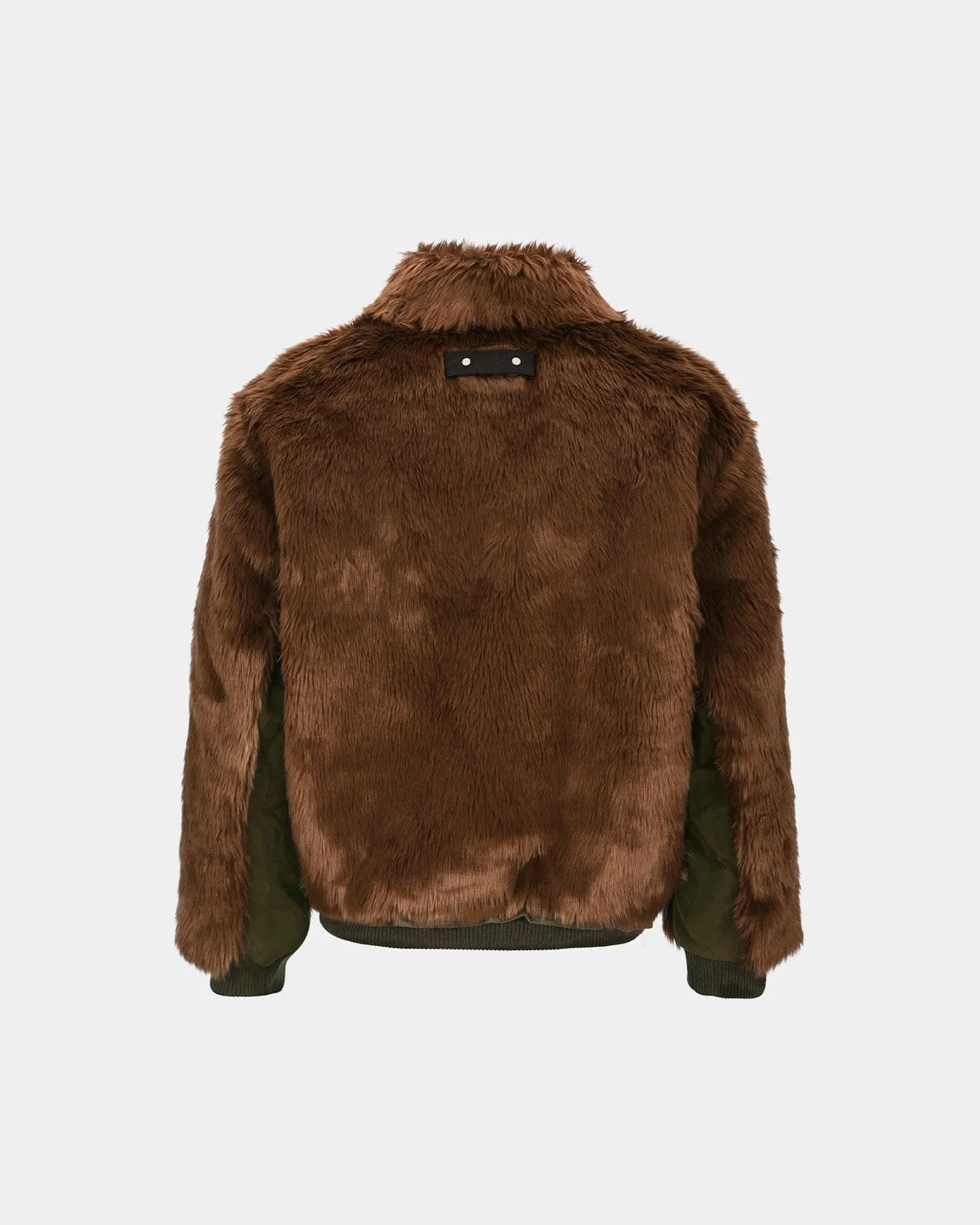 UNISEX FLIGHT FUR BOMBER JACKET awa710u(BROWN) sold by Andersson Bell product image thumbnail 5